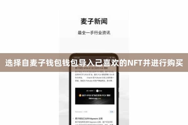 选择自麦子钱包钱包导入己喜欢的NFT并进行购买