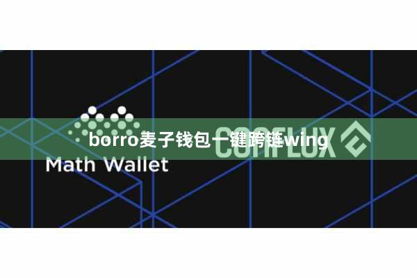 borro麦子钱包一键跨链wing