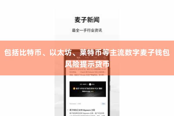 包括比特币、以太坊、莱特币等主流数字麦子钱包风险提示货币