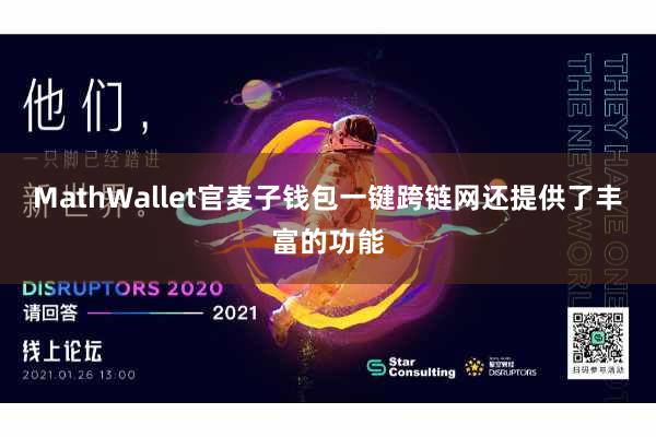 MathWallet官麦子钱包一键跨链网还提供了丰富的功能